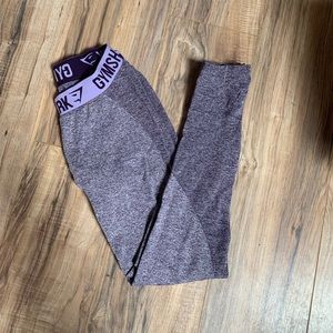 Gymshark Flex Leggings - Rich Purple/Soft Lilac